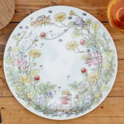 Cuisine Et Table|Maison Ghibli Assiette 23 cm Totoro Fraise - Mon Voisin Tororo