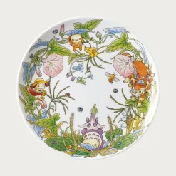 Cuisine Et Table|Maison Ghibli Assiette 23 cm Totoro Liseron - Mon Voisin Tororo