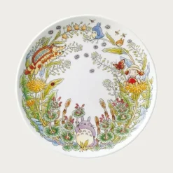 Cuisine Et Table|Maison Ghibli Assiette 23 cm Totoro Pissenlit - Mon Voisin Totoro