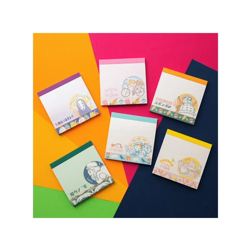 Petit Matériel|Maison Ghibli Assortiment de 24 Mini Blocs memo à collectionner - Studio Ghibli