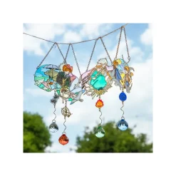 Décoration|Maison Ghibli Attrape-soleil vitrail Sheeta & Pazu - Le Château dans le ciel