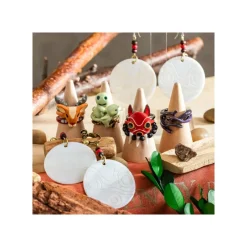 Bijoux|Maison Ghibli Bague 3 anneaux Masque de San - Princesse Mononoké