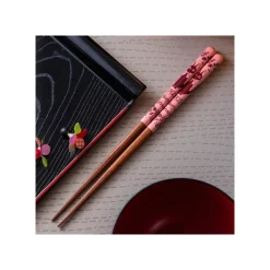 Cuisine Et Table|Maison Ghibli Baguettes laquées 21cm Esquisses Rose - Kiki la petite sorcière