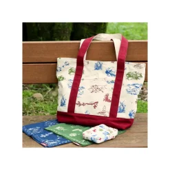 Textile|Maison Ghibli Bandana Vivre ensemble bleu - Princesse Mononoké