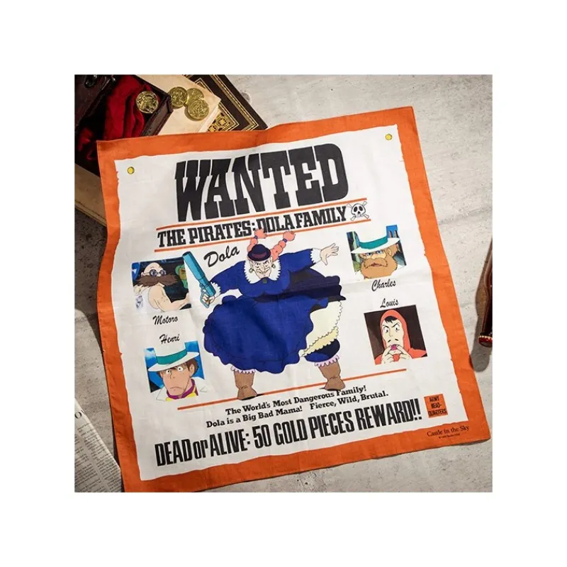 Textile|Maison Ghibli Bandanna Famille Dola - Le Château dans le ciel