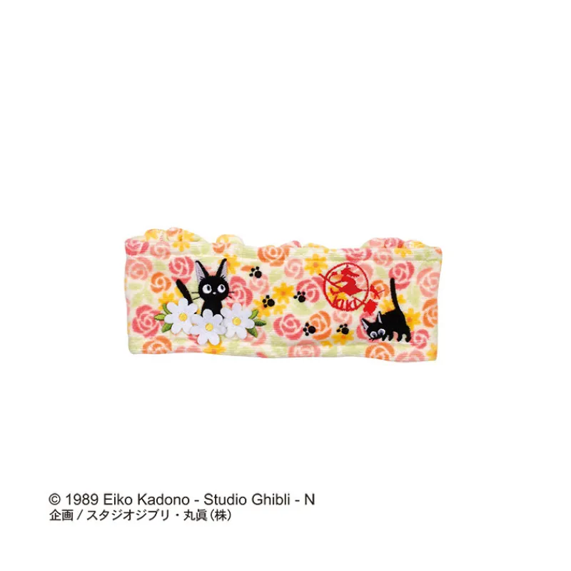 Accessoires|Maison Ghibli Bandeau A Cheveux Jiji Roses - Kiki la petite sorcière