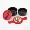 Cuisine Et Table|Maison Ghibli Bento Rond Deux Parties No Face rouge foncé - Le Voyage de Chihiro