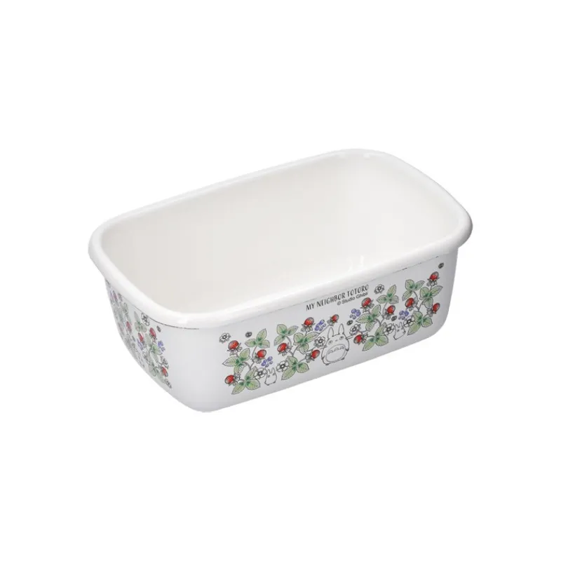 Cuisine Et Table|Maison Ghibli Beurrier émail avec couvercle bois Noiraudes 500ml - Mon Voisin Totor