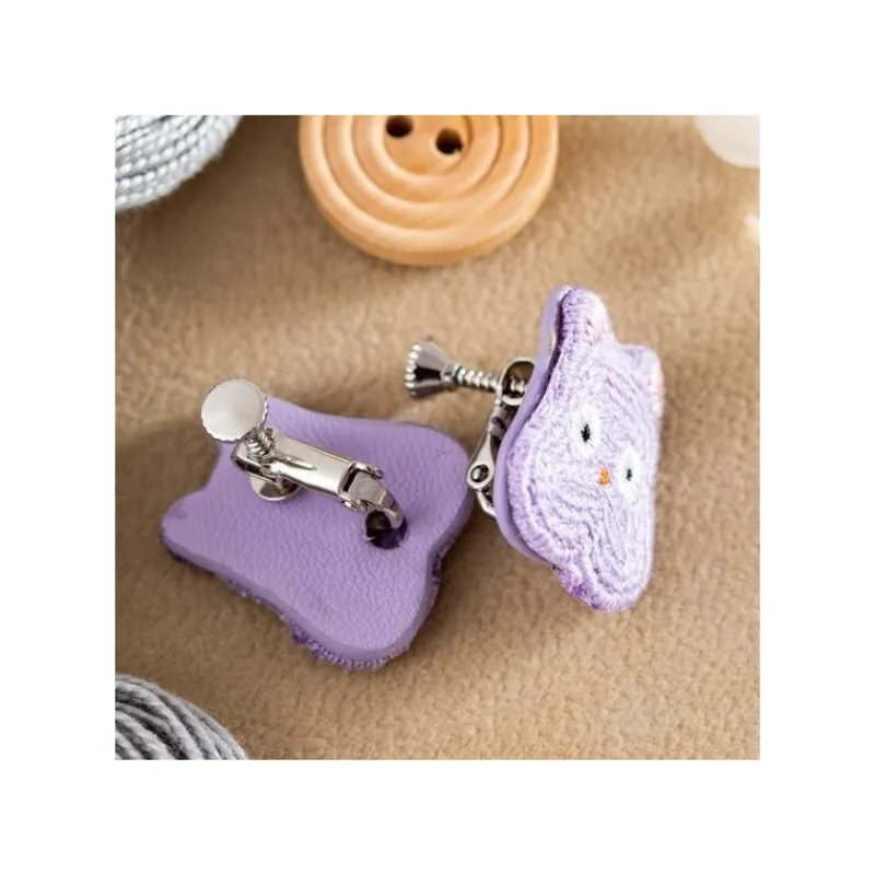 Bijoux|Maison Ghibli Bijou Boucle d’oreilles à Clips Broderie Boh Mouse - Le Voyage De Chi