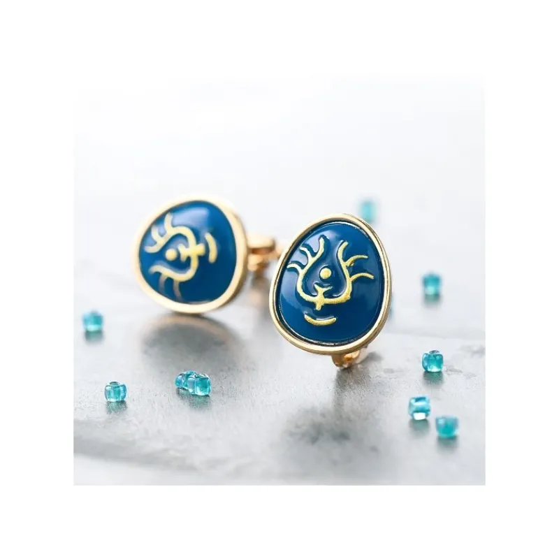 Bijoux|Maison Ghibli Bijou Boucle d’oreilles à Clips Cristal Volucite - Le Château dans le