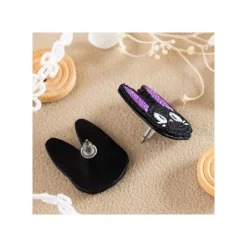 Bijoux|Maison Ghibli Bijou Boucle d’oreilles Broderie Jiji - Kiki la petite sorcière
