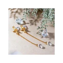 Bijoux|Maison Ghibli Bijou Boucle d’oreilles Totoro Blanc Goutte - Mon Voisin Totoro