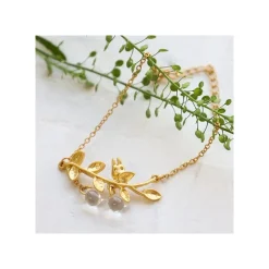 Bijoux|Maison Ghibli Bijou Bracelet Totoro Blanc Caché Dans Une Feuille -Mon Voisin Totoro