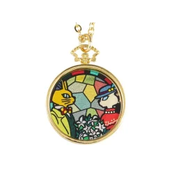 Bijoux|Maison Ghibli Bijou Pendentif Louise Et Baron Vitrail - Si tu tends l'oreille