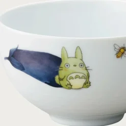 Cuisine Et Table|Maison Ghibli Bol 13cm Totoro Aubergine et fleur - Mon Voisin Totoro