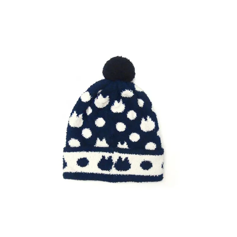 Textile|Maison Ghibli Bonnet Bleu Marine - Mon Voisin Totoro