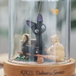 Boites À Musiques|Maison Ghibli Boîte à Musique Marionnette Jiji - Kiki la petite sorcière