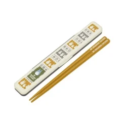 Cuisine Et Table|Maison Ghibli Boîte de Baguettes 18 cm Totoro Blanc Farandole - Mon Voisin Totoro