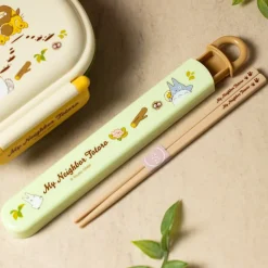 Cuisine Et Table|Maison Ghibli Boîte de Baguettes 16,5cm Totoro & Chatbus - Mon Voisin Totoro