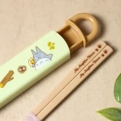Cuisine Et Table|Maison Ghibli Boîte de Baguettes 16,5cm Totoro & Chatbus - Mon Voisin Totoro