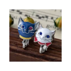 Bijoux|Maison Ghibli Boucles d’oreilles percées Yuki & Lune - Le Royaume des chats