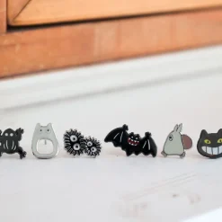 Bijoux|Maison Ghibli Boucles d’oreilles percées Générique set de 6 - Mon Voisin Totoro