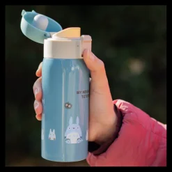Cuisine Et Table|Maison Ghibli Bouteille Thermos 350ml Bleu mat - Mon Voisin Totoro