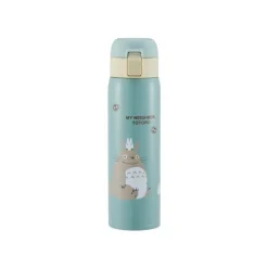 Cuisine Et Table|Maison Ghibli Bouteille Thermos 480ml Vert pâle mat - Mon Voisin Totoro