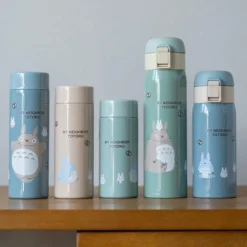 Cuisine Et Table|Maison Ghibli Bouteille Thermos 480ml Vert pâle mat - Mon Voisin Totoro