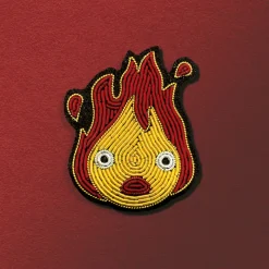 Pins|Maison Ghibli Broche Cannetille Calcifer jaune - Le Château Ambulant