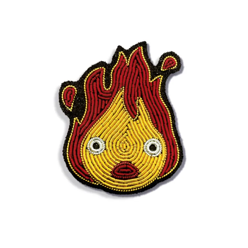 Pins|Maison Ghibli Broche Cannetille Calcifer jaune - Le Château Ambulant