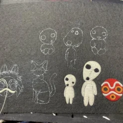 Pins|Maison Ghibli Broche cannetille Masque de San - Princesse Mononoké