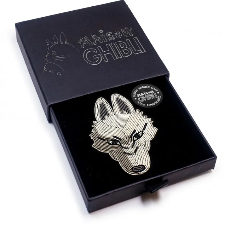 Pins|Maison Ghibli Broche cannetille Moro - Princesse Mononoké
