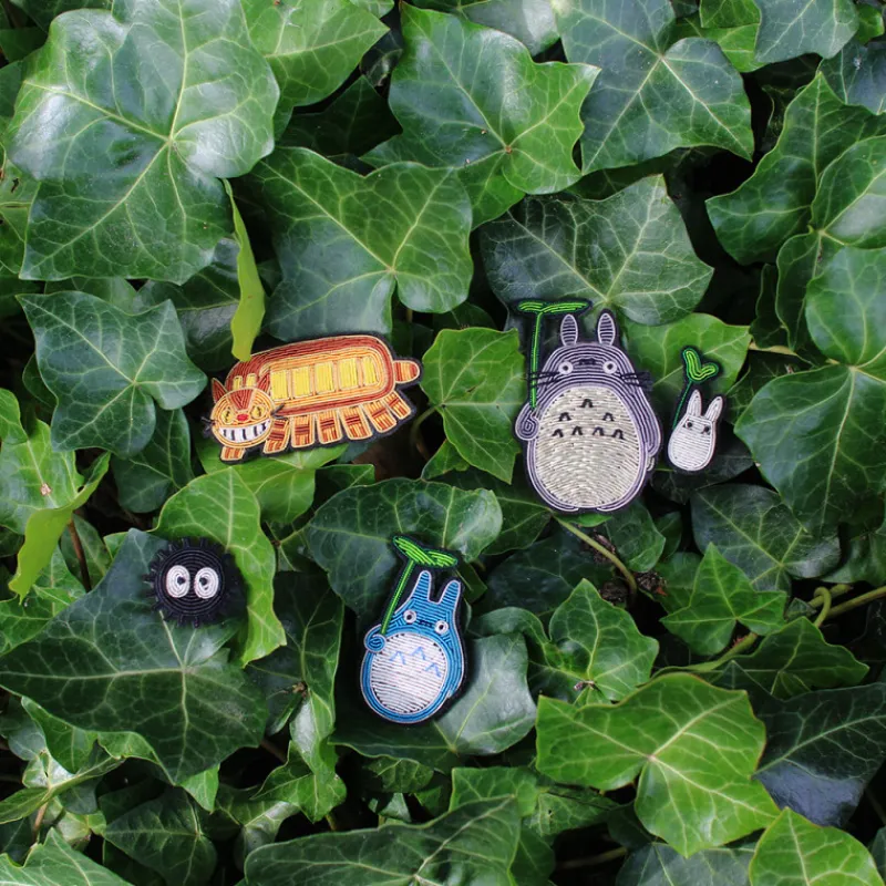 Pins|Maison Ghibli Broche Cannetille Totoro blanc - Mon voisin Totoro