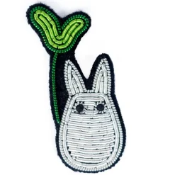 Pins|Maison Ghibli Broche Cannetille Totoro blanc - Mon voisin Totoro