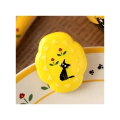 Pins|Maison Ghibli Broche fantaisie jaune Jiji - Kiki la petite sorcière