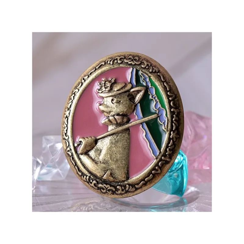 Pins|Maison Ghibli Broche vintage Louise - Le Royaume des chats