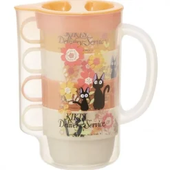 Cuisine Et Table|Maison Ghibli Carafe Et 4 Tasses Kiki Marguerite - Kiki la petite sorcière