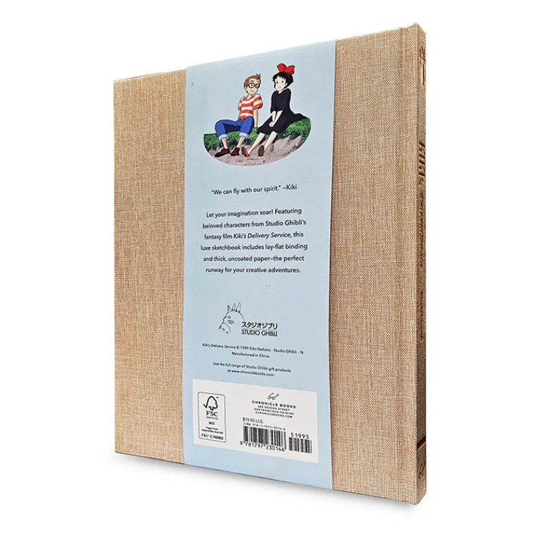 Carnets Et Cahiers|Maison Ghibli Carnet de croquis toilé Kiki - Kiki la petite sorcière