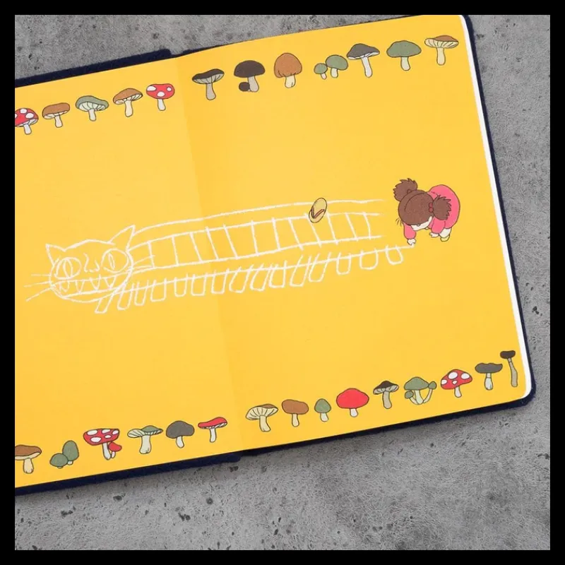 Carnets Et Cahiers|Maison Ghibli Carnet feutrine Chatbus - Mon Voisin Totoro