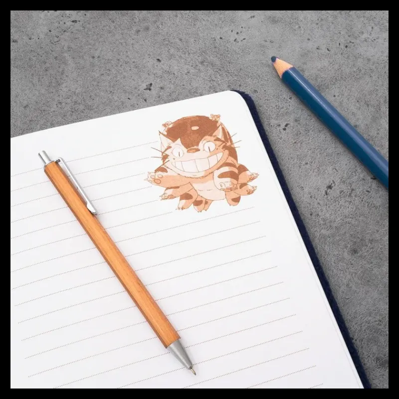 Carnets Et Cahiers|Maison Ghibli Carnet feutrine Chatbus - Mon Voisin Totoro