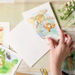 Cartes Postales Et Papier À Lettres|Maison Ghibli Carte de vœux aquarelle 24 x 15,8 cm Sur le front - Nausicaä