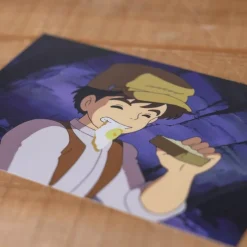 Cartes Postales Et Papier À Lettres|Maison Ghibli Carte Postale Pazu Goûter - Le Château dans le ciel