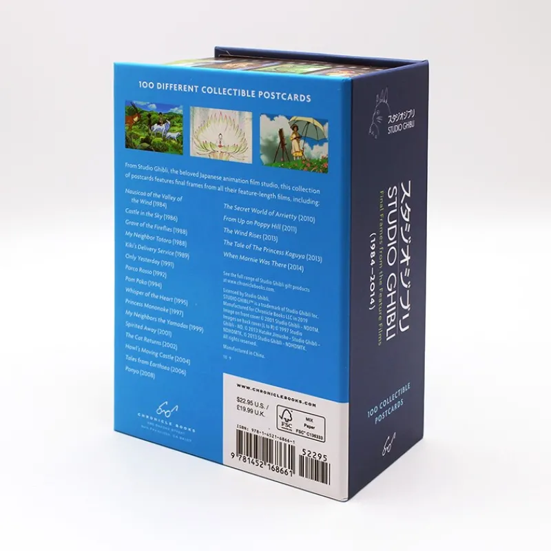 Cartes Postales Et Papier À Lettres|Maison Ghibli Coffret 100 cartes postales de collection serie 1 - Studio Ghibli