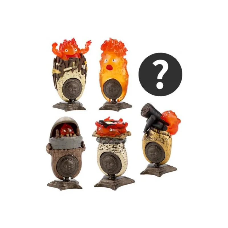 Figurines|Maison Ghibli Collection Calcifer 1 Bague Mystère - Le Château ambulant
