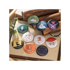 Badges|Maison Ghibli Collection de badges vintage 10 PCS - Princesse Mononoké