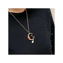 Bijoux|Maison Ghibli Collier Jiji Et La Lune - Kiki la petite sorcière