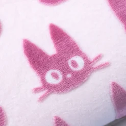 Mobilier|Maison Ghibli Coussin brique moiré Jiji silhouette   - Kiki la petite sorcière