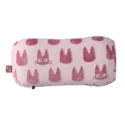 Mobilier|Maison Ghibli Coussin brique moiré Jiji silhouette   - Kiki la petite sorcière