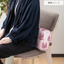 Mobilier|Maison Ghibli Coussin brique moiré Noiraude silhouette   - Mon Voisin Totoro